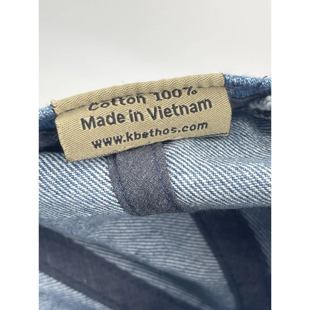 KBETHOS Vintage Distressed Denim Dad Hat Blue‎ Adjustable Cotton Cap Unisex